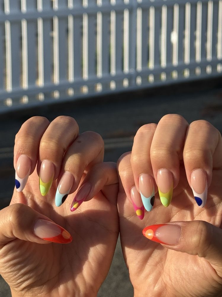 Pedicure nail work at LK Nail Salon in Santee, CA